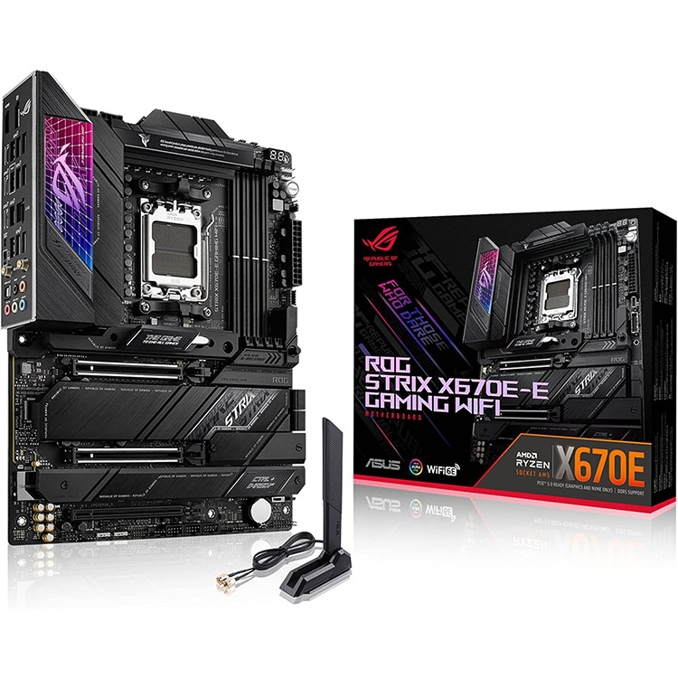 خرید مادربرد ROG Strix X670E-E WIFI - فرم ATX - چیپست AMD